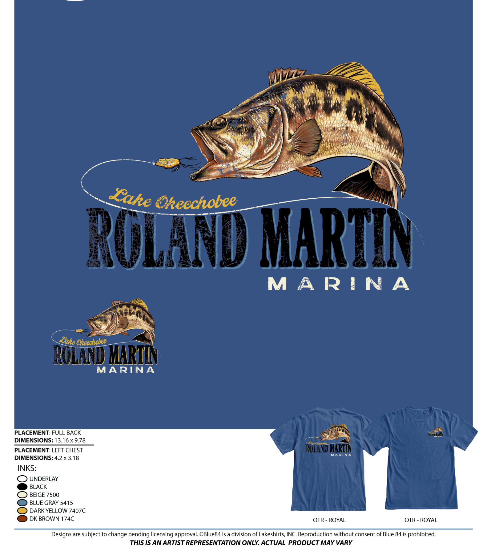 RMM T-Shirt - Royal Blue