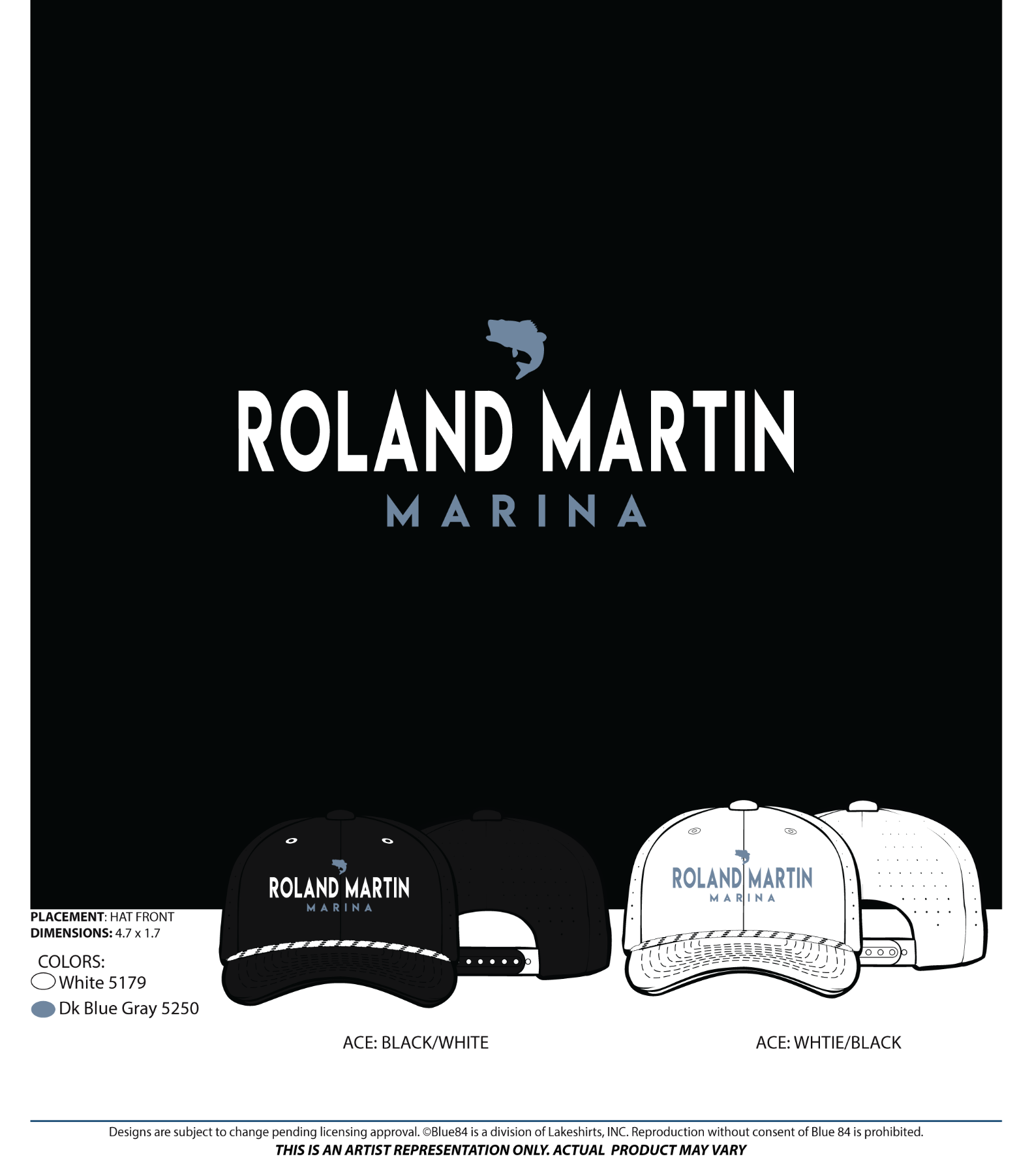 RMM Hat - Black and White