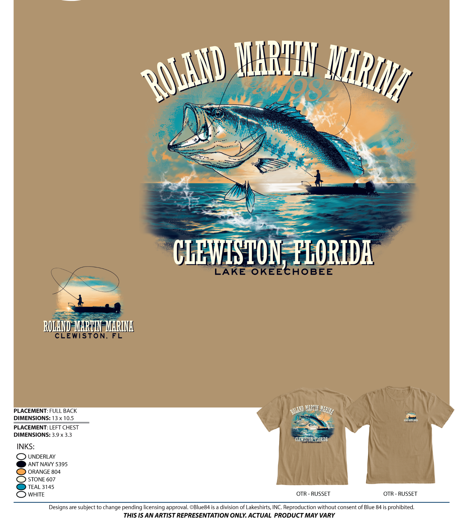 RMM T-Shirt - Russet